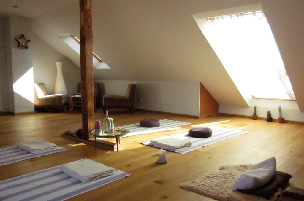 Yogaraum-Gesamtansicht